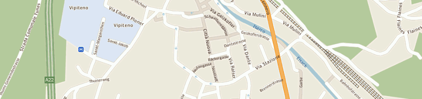 Mappa della impresa wiedner fritz a VIPITENO