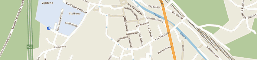 Mappa della impresa ausserhofer karlheinz a VIPITENO