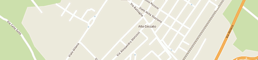 Mappa della impresa cartolibreria industriale a MONTECCHIO MAGGIORE