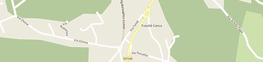 Mappa della impresa alimentari caccelli a ROANA