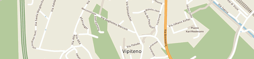 Mappa della impresa windegger per ind helmuth planungsburo a BOLZANO