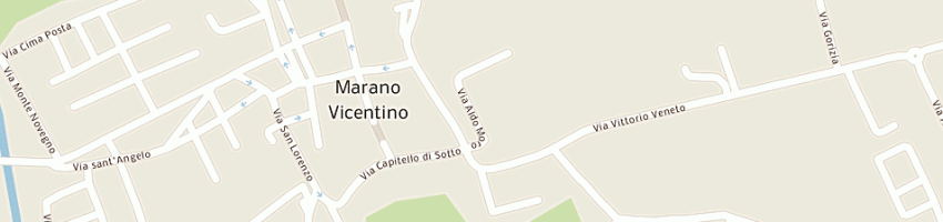 Mappa della impresa pasticceria la rotonda a MARANO VICENTINO