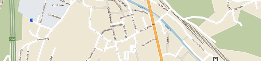 Mappa della impresa solderer dr christian e rainer dr burkhard a VIPITENO