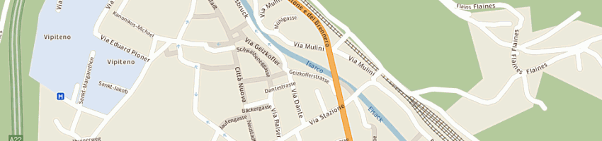 Mappa della impresa albergo sole a VIPITENO