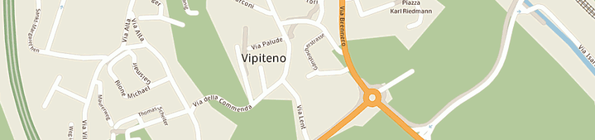 Mappa della impresa brunner fumista di brunner oskar a VIPITENO