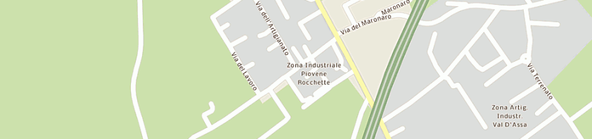 Mappa della impresa officina meccanica valente di valente b e g (snc) a PIOVENE ROCCHETTE