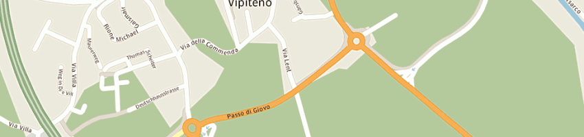 Mappa della impresa garage fugger (snc) a VIPITENO
