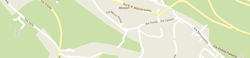 Mappa della impresa zanini antonello a COGOLLO DEL CENGIO