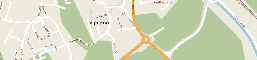 Mappa della impresa falegnameria kiebacher di grossgasteiger gerhard a VIPITENO