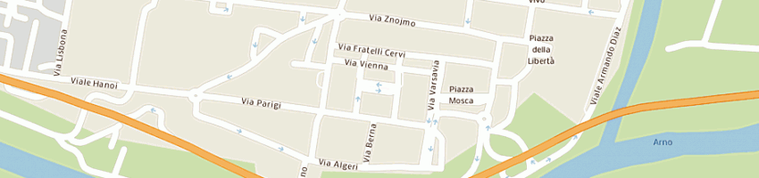 Mappa della impresa new style man di scaffidi domianello alessio a PONTASSIEVE