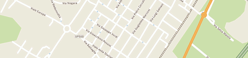 Mappa della impresa donadello paolo a VICENZA