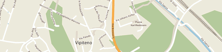 Mappa della impresa gasthof klammer kg der wieser rosa e co a VIPITENO