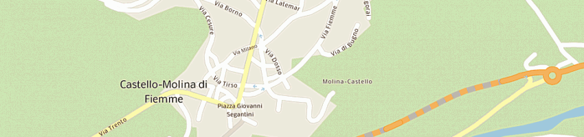Mappa della impresa cavada mariano e c sas a CASTELLO MOLINA DI FIEMME