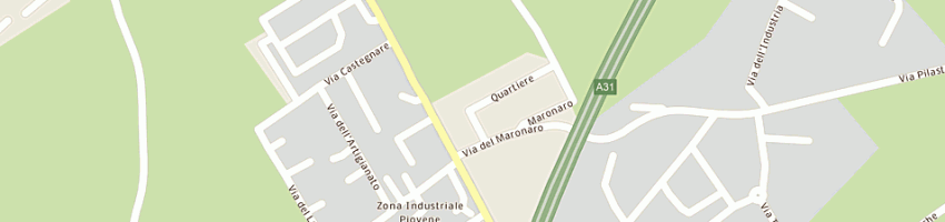 Mappa della impresa pretto stefano a PIOVENE ROCCHETTE