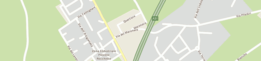 Mappa della impresa pretto andrea a PIOVENE ROCCHETTE