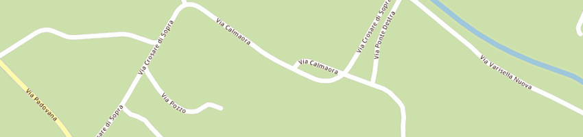 Mappa della impresa dal monte epifanio a PRESSANA