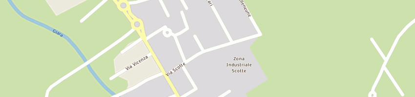 Mappa della impresa mantiero angelo srl a ISOLA VICENTINA