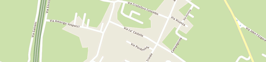 Mappa della impresa marini simonetta a ZANE 