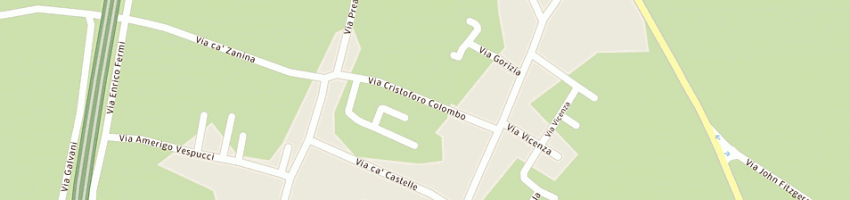Mappa della impresa gina abbigliamento di dalla via monica a ZANE 