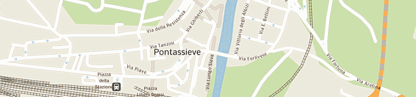 Mappa della impresa due - p snc a PONTASSIEVE