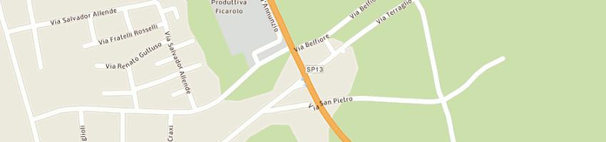 Mappa della impresa punto ristoro snc di altafini enrico e c a FICAROLO