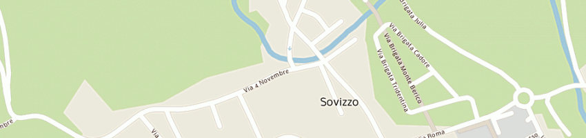 Mappa della impresa dalla vecchia alverio a SOVIZZO