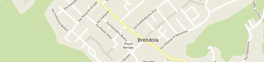 Mappa della impresa bar 'piccolo bar' di beggio bruna a BRENDOLA