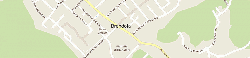 Mappa della impresa pierangelo fenzi srl a BRENDOLA