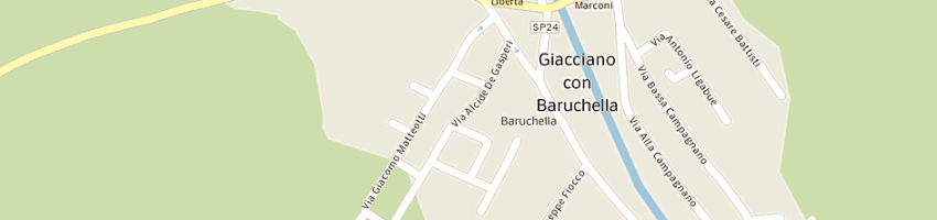 Mappa della impresa dall'armellina laura a GIACCIANO CON BARUCHELLA