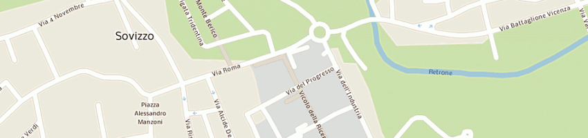 Mappa della impresa fg italia srl a SOVIZZO