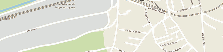 Mappa della impresa tomio bruno a BORGO VALSUGANA