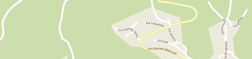 Mappa della impresa ristorante costa salici a CAVALESE