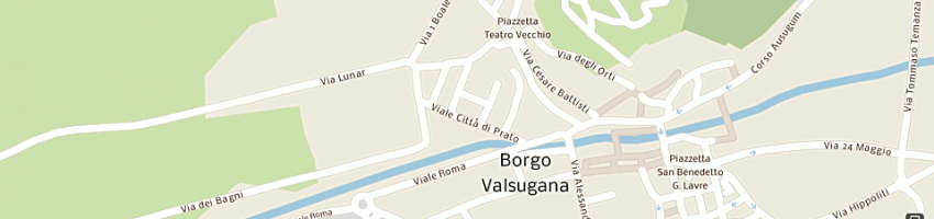 Mappa della impresa subadue snc di ughi mario e c a BORGO VALSUGANA