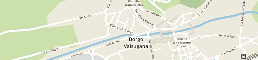 Mappa della impresa spaccio carni sas a BORGO VALSUGANA