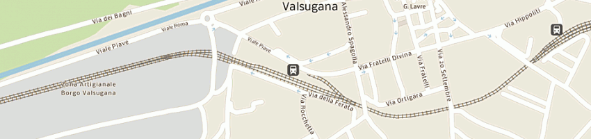 Mappa della impresa agenzia delle entrate a BORGO VALSUGANA