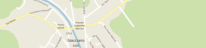 Mappa della impresa pubblix p 18 (snc) a GIACCIANO CON BARUCHELLA