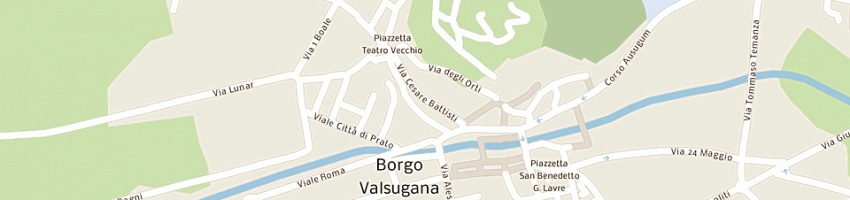 Mappa della impresa cella ivana a BORGO VALSUGANA