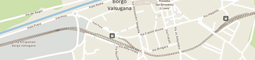 Mappa della impresa video club valsugana di deanesi e e d'onofrio g (snc) a BORGO VALSUGANA