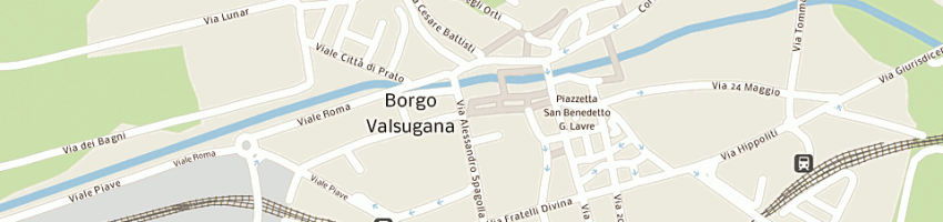 Mappa della impresa gianni gianesini e flli (snc) a BORGO VALSUGANA