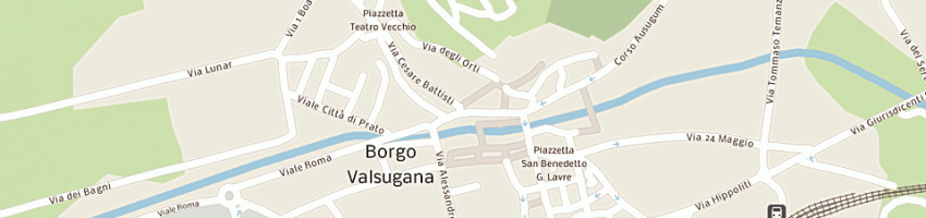 Mappa della impresa atlante snc di uez tiziano e c a BORGO VALSUGANA