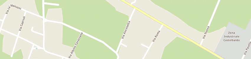 Mappa della impresa albori danilo a CASTELBALDO