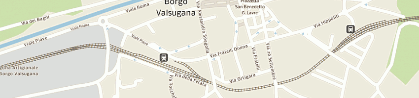 Mappa della impresa rosolen maurizio e c (snc) a BORGO VALSUGANA