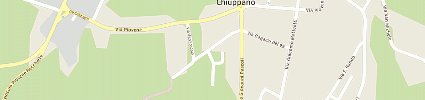 Mappa della impresa a segalla snc di segalla nadir e ivo a CHIUPPANO