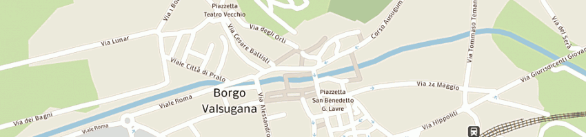 Mappa della impresa salone patrizia a BORGO VALSUGANA