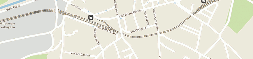 Mappa della impresa micheli silvano a BORGO VALSUGANA