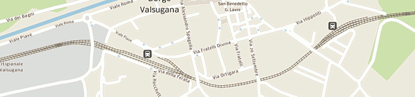 Mappa della impresa dandrea camillo a BORGO VALSUGANA
