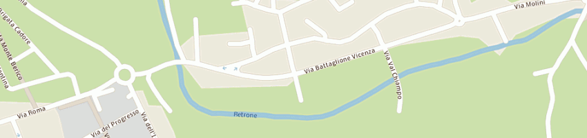 Mappa della impresa parrucchiera roberta a CREAZZO
