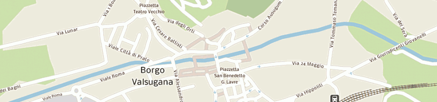 Mappa della impresa pasticceria gelateria degiorgio corrado a BORGO VALSUGANA