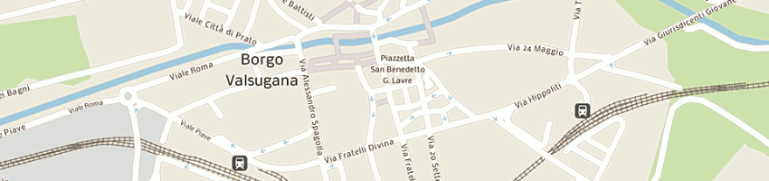 Mappa della impresa l'arca di dalvai silvia a BORGO VALSUGANA