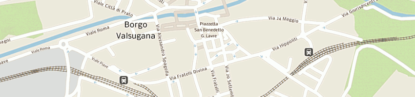 Mappa della impresa mod service snc di nicoletti fabio e c a BORGO VALSUGANA